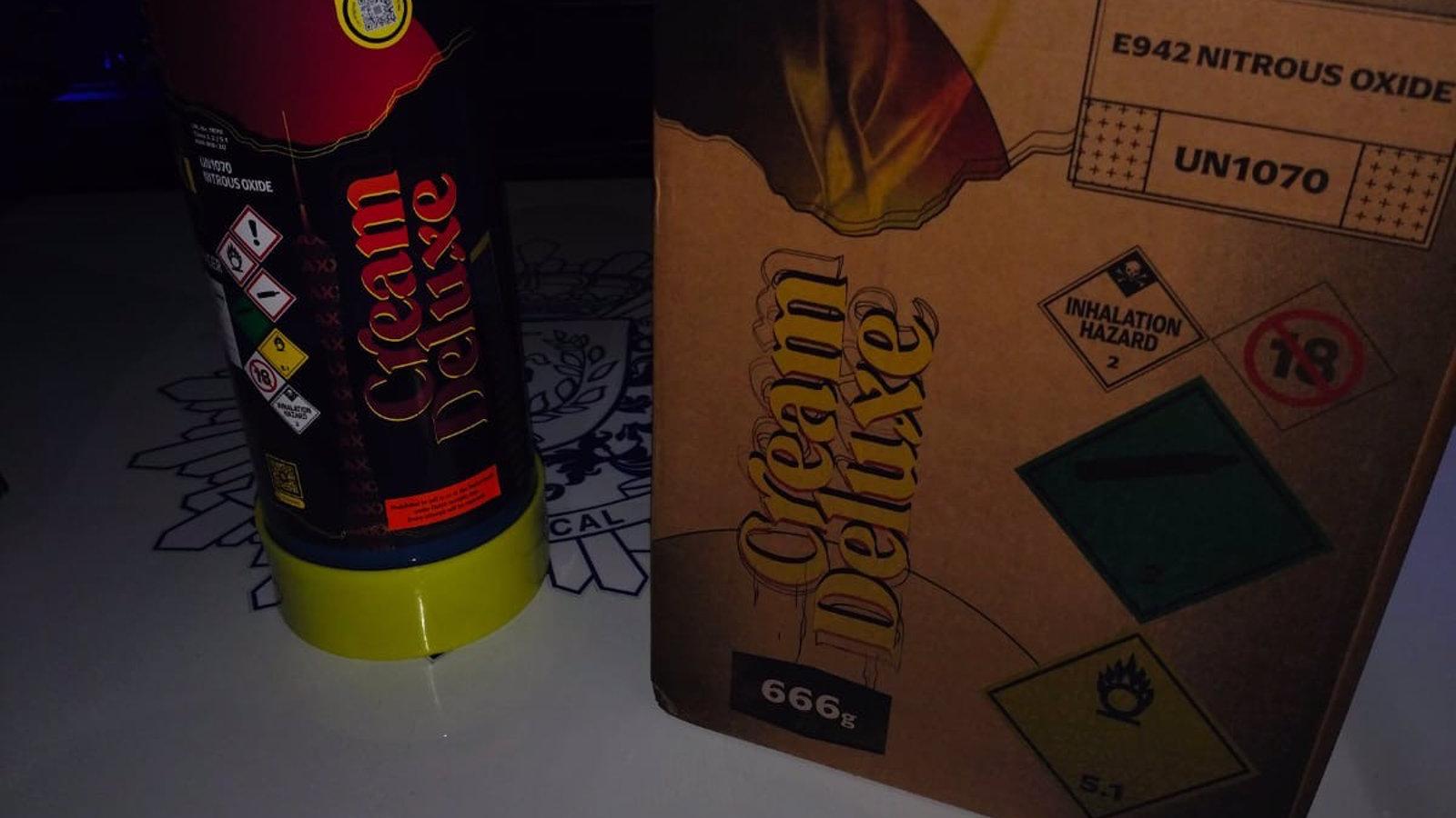 Incautación de óxido nitroso en Coslada: Más de 30 cajas decomisadas
