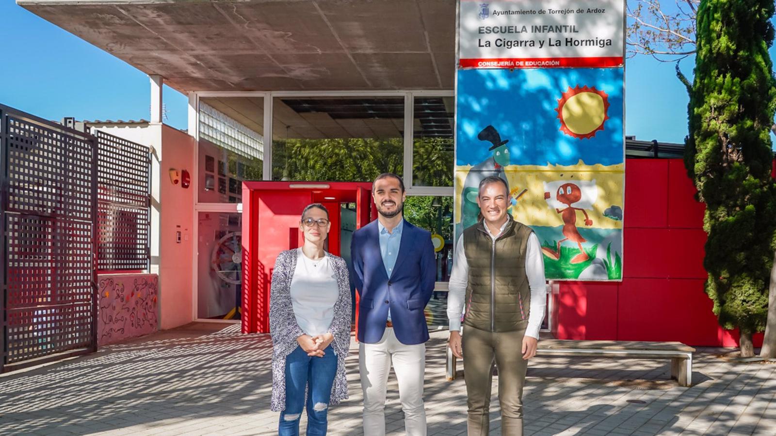 Reformada la cubierta de la Escuela Infantil La Cigarra y la Hormiga tras detectar goteras en Torrejón
