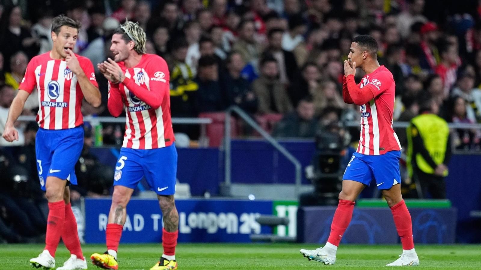 El Atlético deja a medias su trabajo ante el Borussia Dortmund
