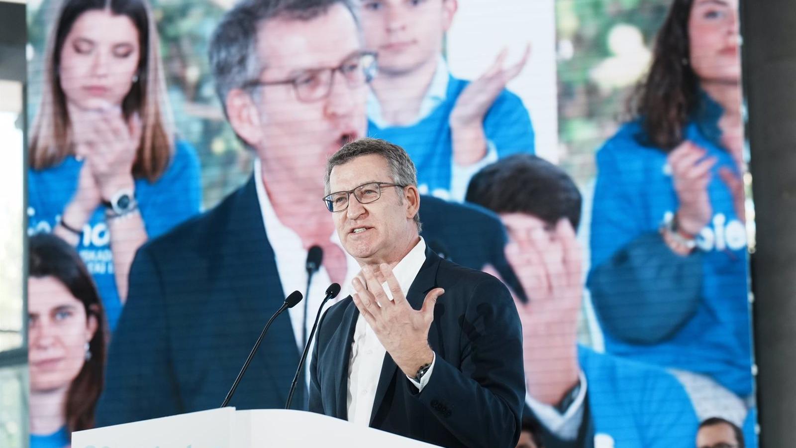 Feijóo responde a Sánchez que el lodo es él y le acusa de usar Euskadi "como plataforma para mantener" su Gobierno