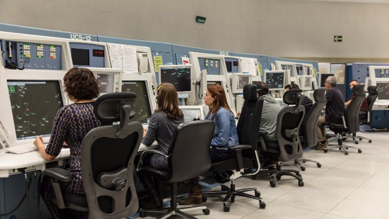 El centro de control aéreo de Madrid gestionó 283.981 vuelos en el primer trimestre, un 9,5% más