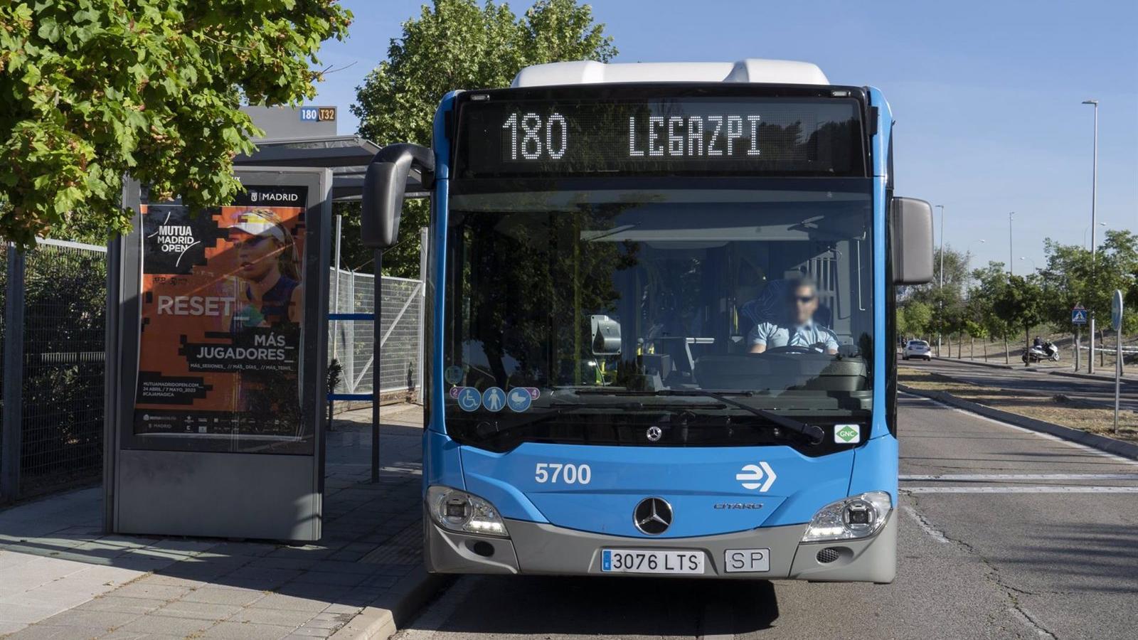 La Línea 180 de EMT vuelve a funcionar por el torneo de tenis Mutua Madrid Open