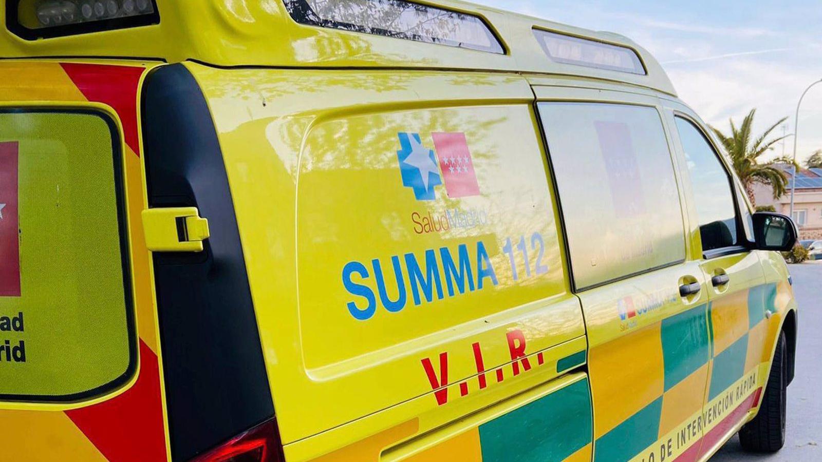 Herido grave un trabajador de 59 años tras precipitarse desde seis metros en una obra en Madrid