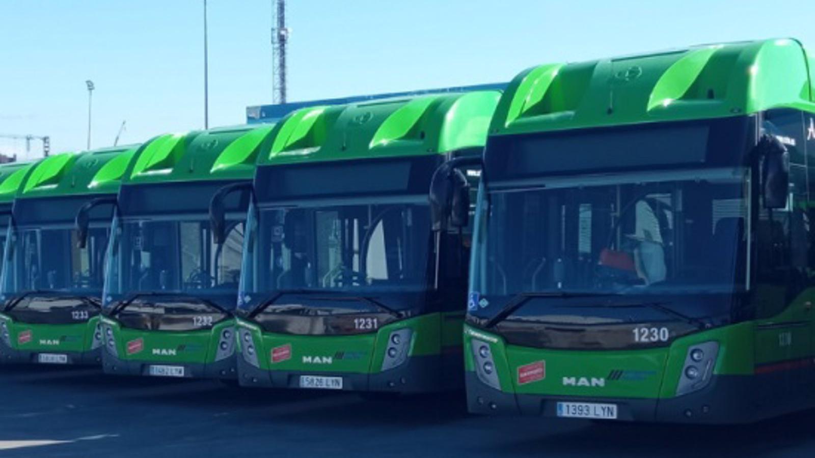 Huelga indefinida en los autobuses interurbanos de la empresa Martín que prestan servicio en la zona sur