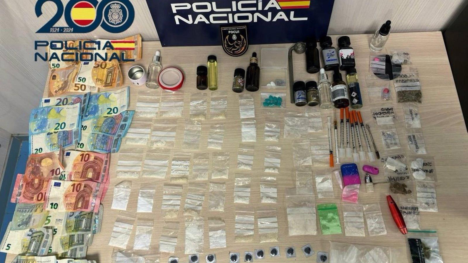 Detienen a siete personas en una sauna de Madrid por tráfico de drogas