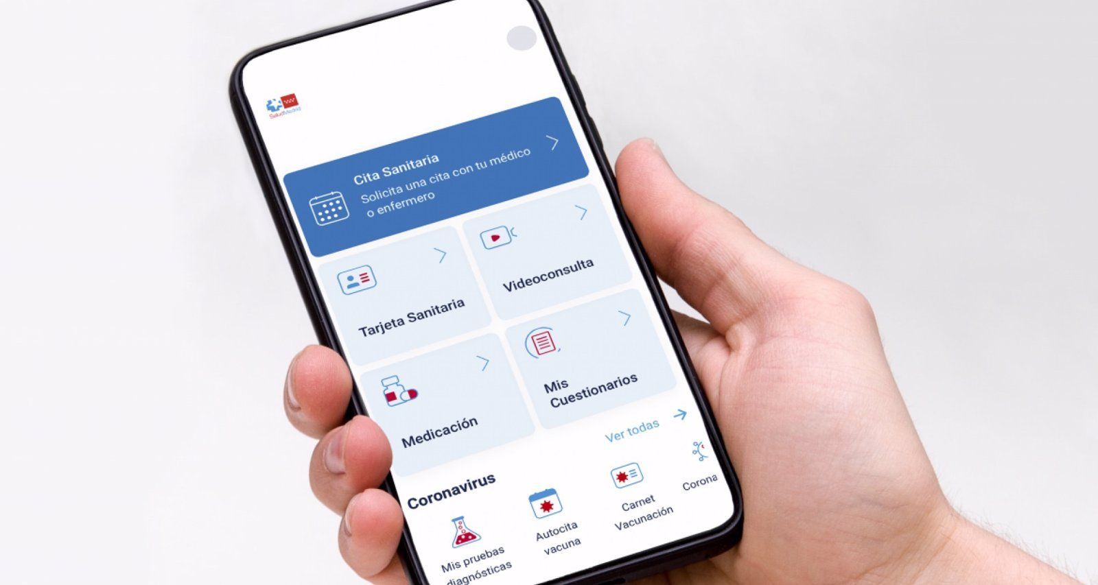 La Tarjeta Sanitaria Virtual de Madrid se renueva con seis nuevas funcionalidades