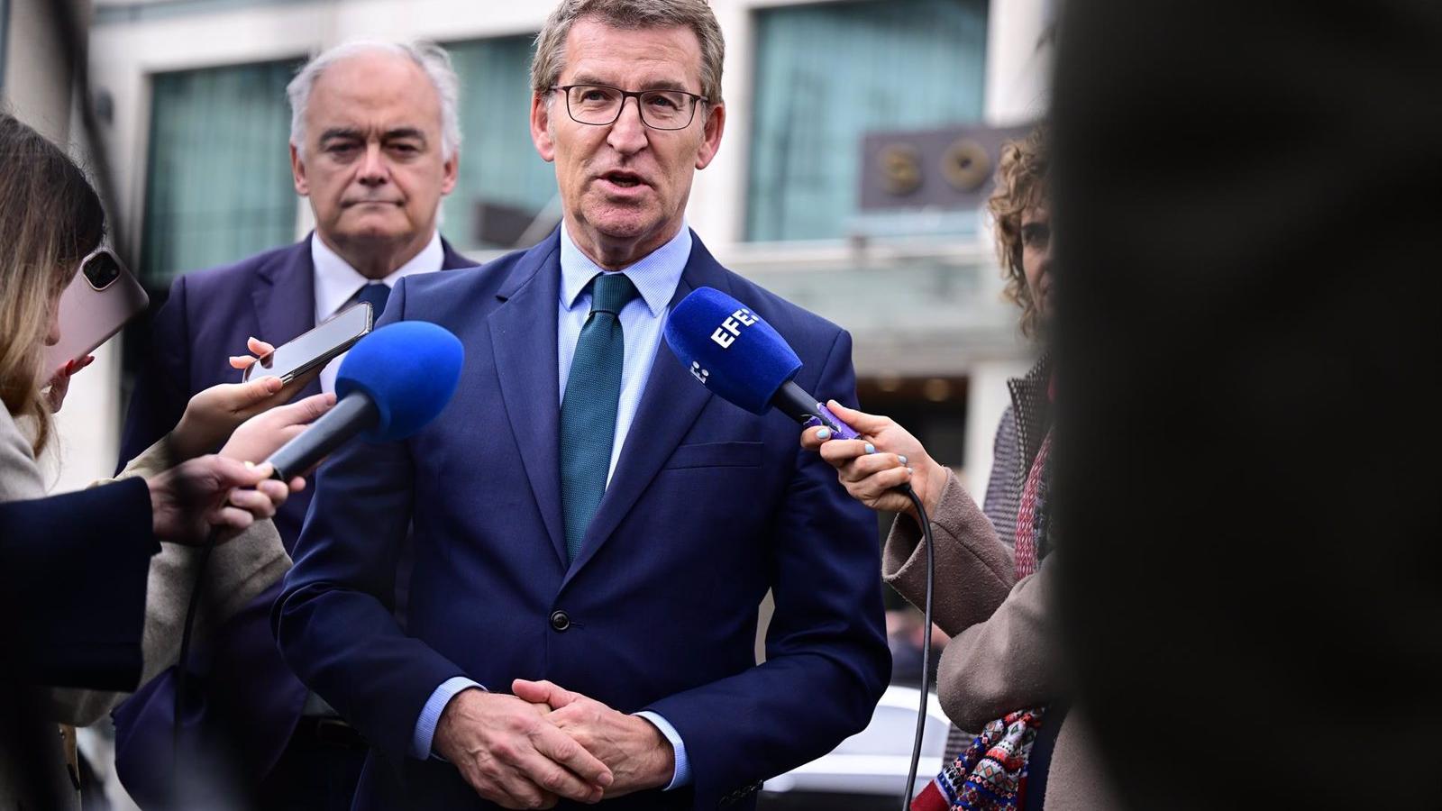 Feijóo advierte a Sánchez ante la comisión europea