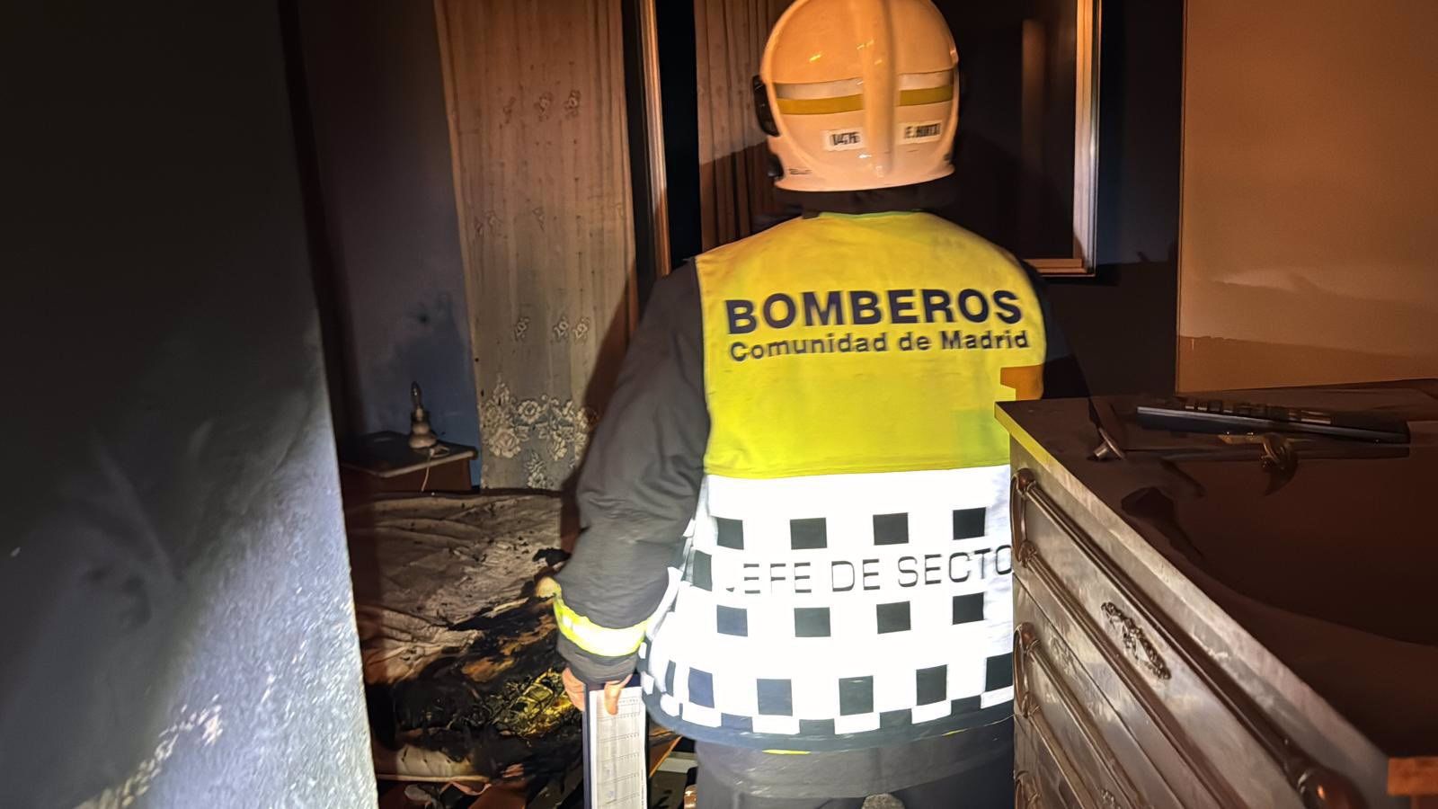 Fallece un hombre en un incendio en Leganés
