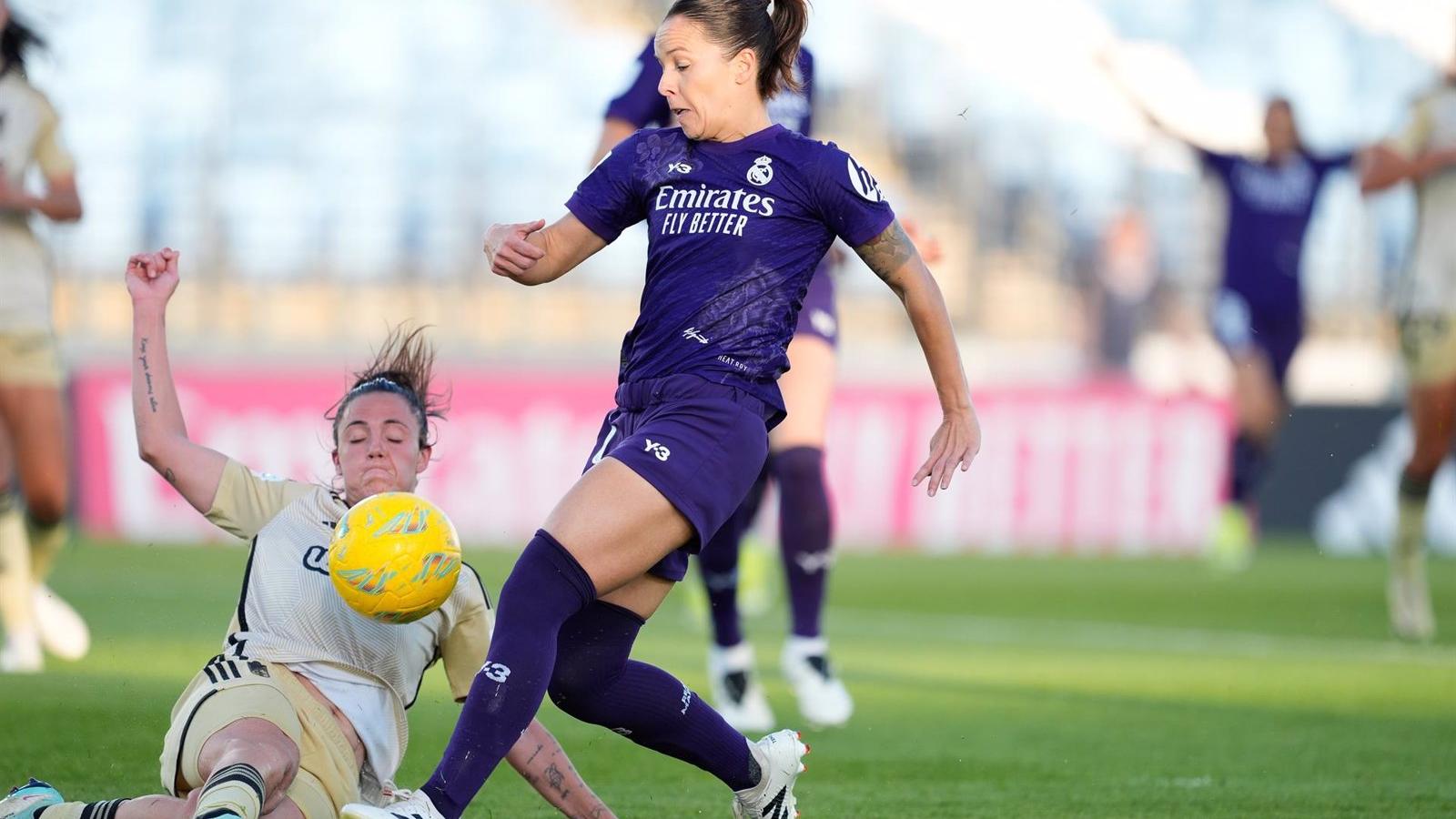  El Real Madrid Femenino asegura el subcampeonato tras ganar al Madrid CFF