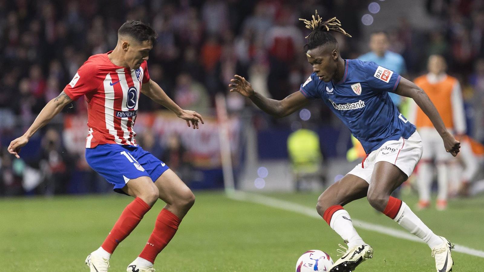 El Atlético de Madrid suspende de manera indefinida al presunto autor del grito racista a Nico Williams
