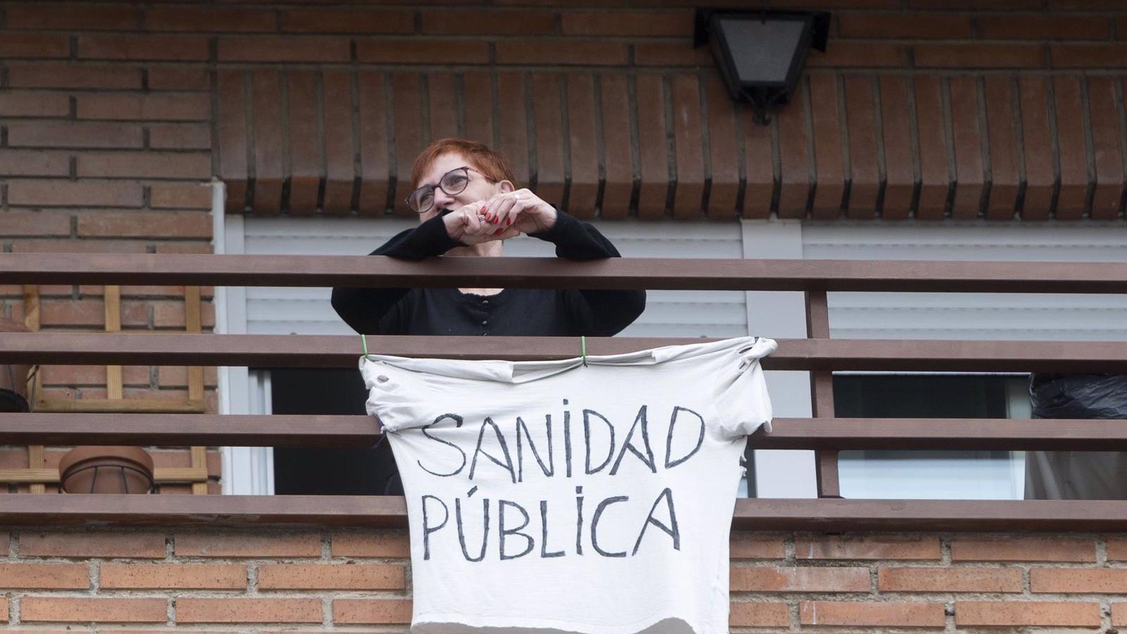 Manifestación en Vallecas por la mejora de la sanidad pública