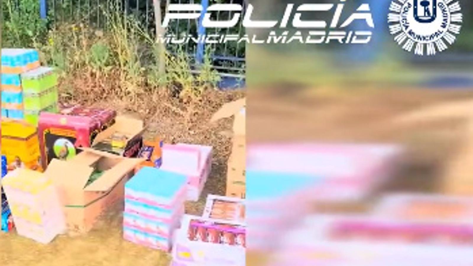 Intervenido un camión con casi dos toneladas de alimentos sin refrigerar y sin etiquetado europeo en Madrid