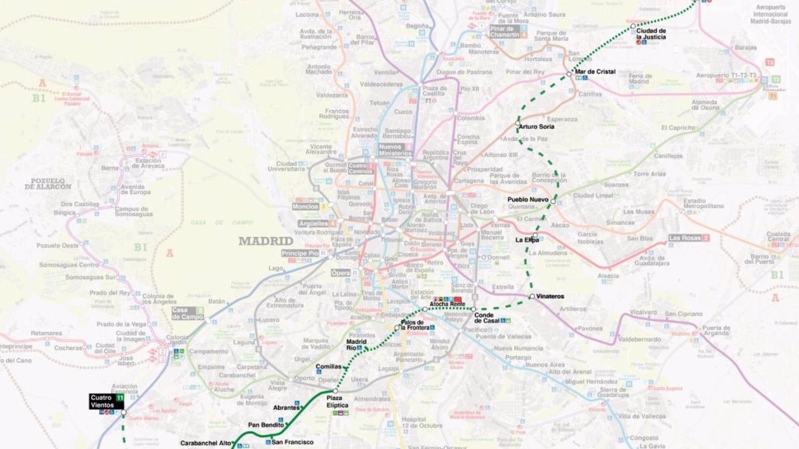 La ampliación de la Línea 11 de Metro finalizarán en 2027
