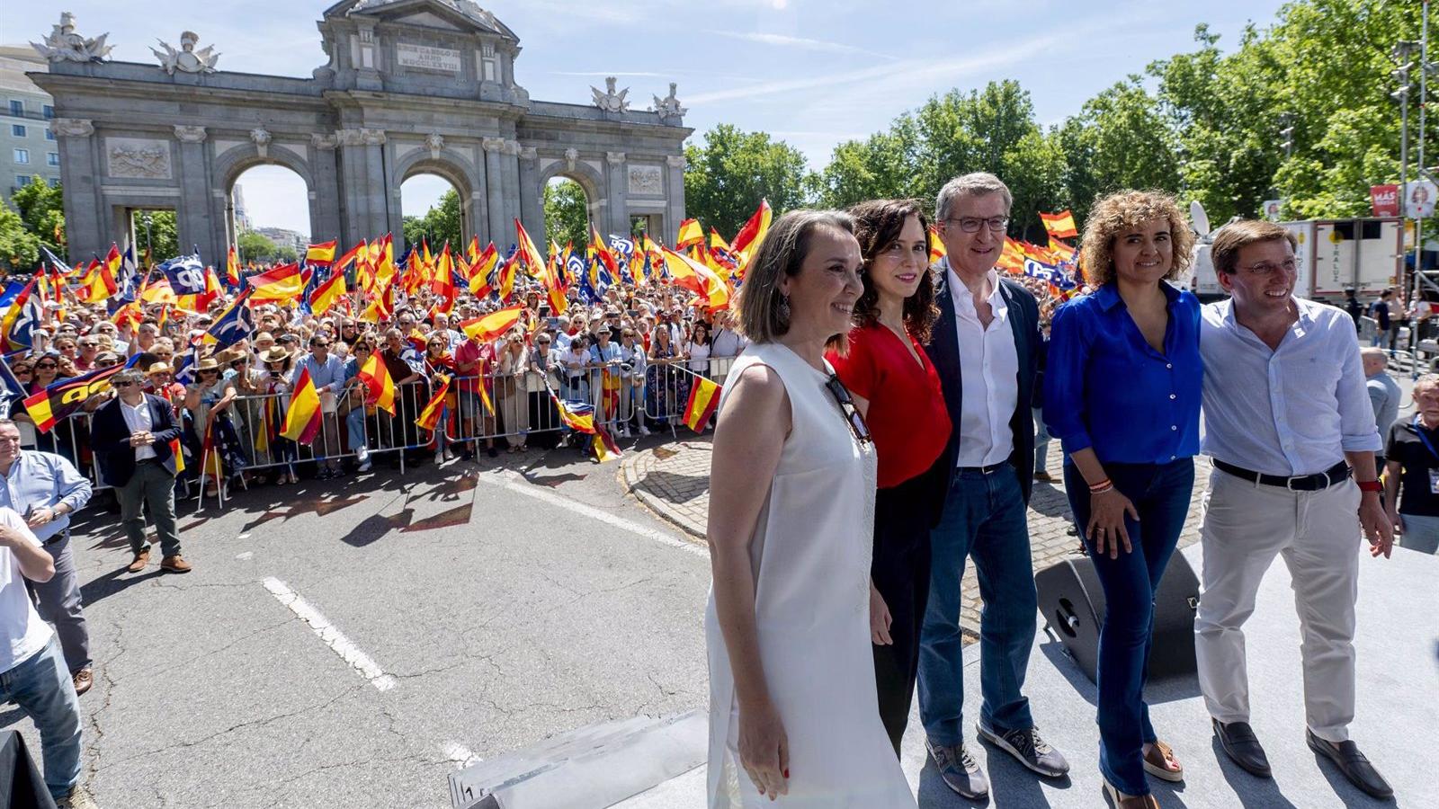 Almeida llama a combatir la "Sanchosfera" en las elecciones europeas