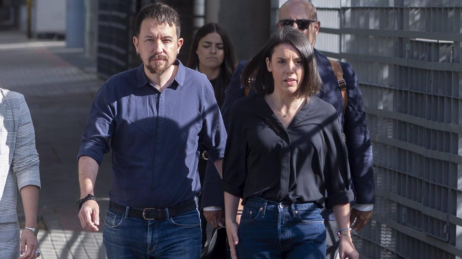 Iglesias y Montero testifican contra el hombre acusado de acosarles en su domicilio de Galapagar