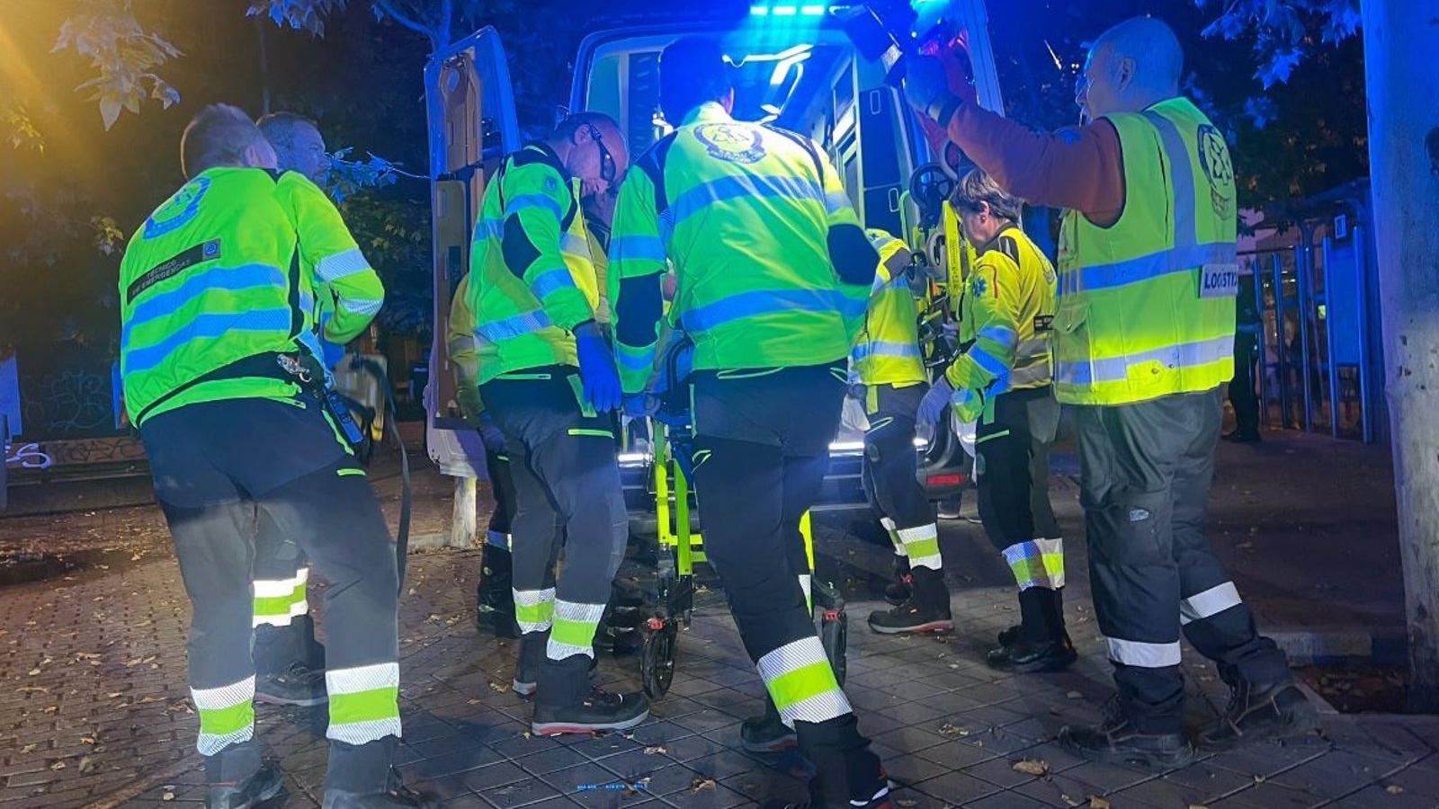 Hombre gravemente herido por arma blanca en Carabanchel