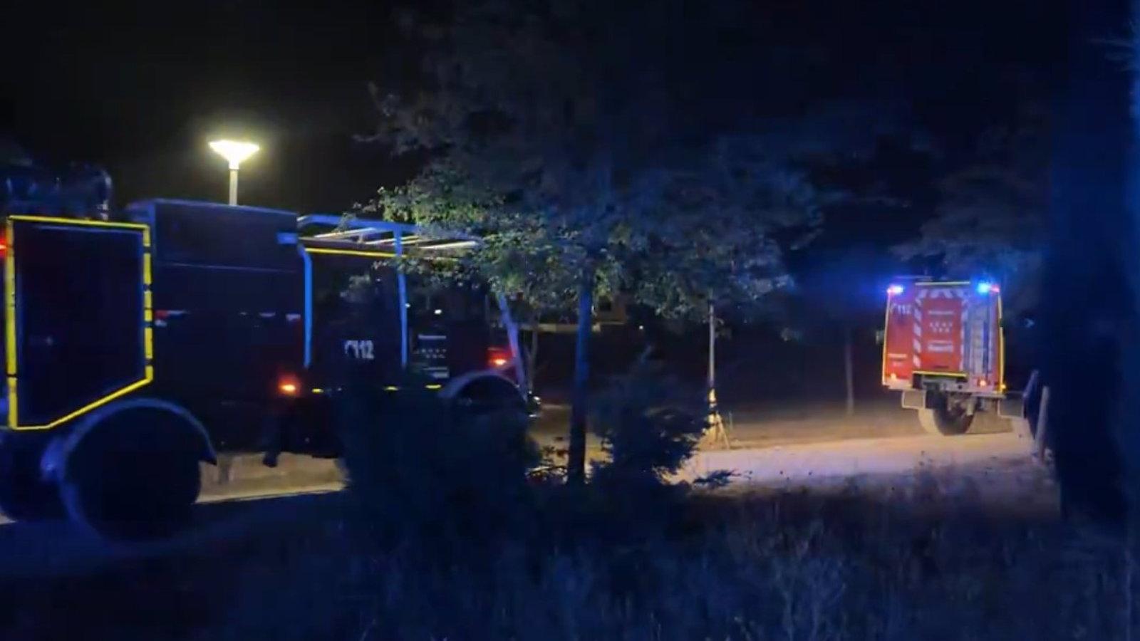 Incendio de vegetación entre Torrejón de Ardoz y Alcalá de Henares
