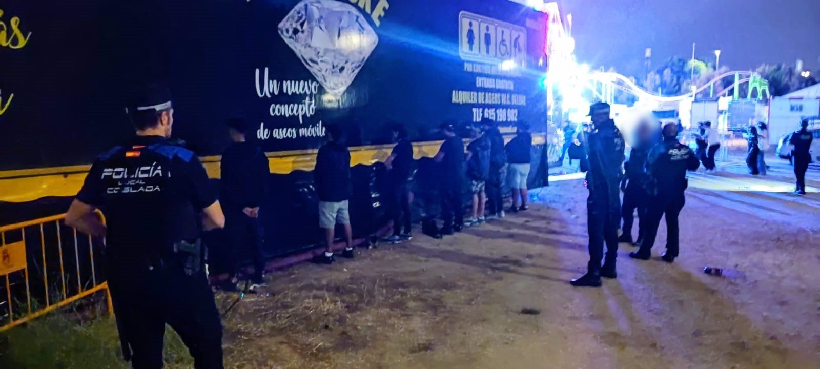 Operativo de seguridad exitoso en las Fiestas de Coslada con 4 detenidos y 50 actas de intervención de drogas