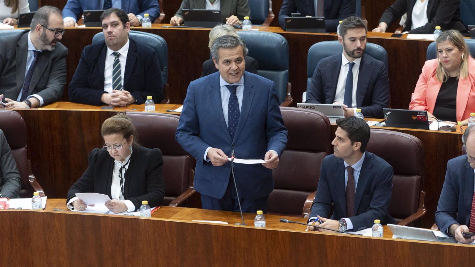 Rodrigo defiende la gestión regional en materia de vivienda ante las críticas de Más Madrid