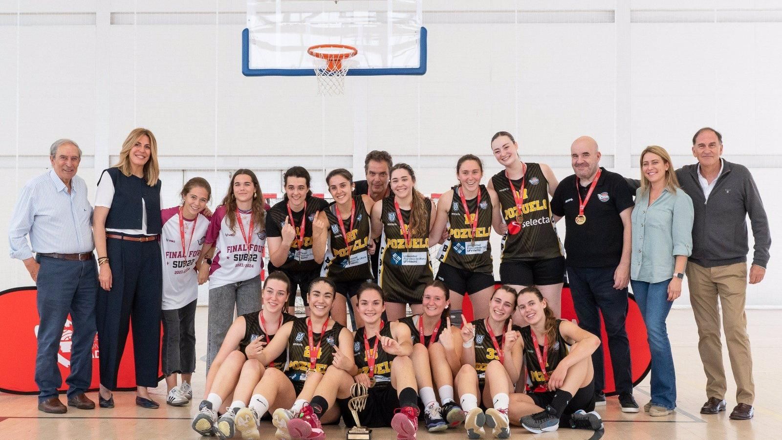 CB Pozuelo sub22 femenino se corona campeón por segundo año consecutivo