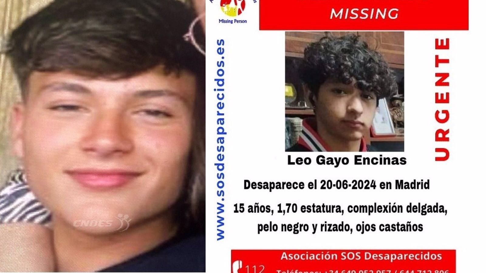 Buscan a dos adolescentes desaparecidos en Madrid y Las Rozas