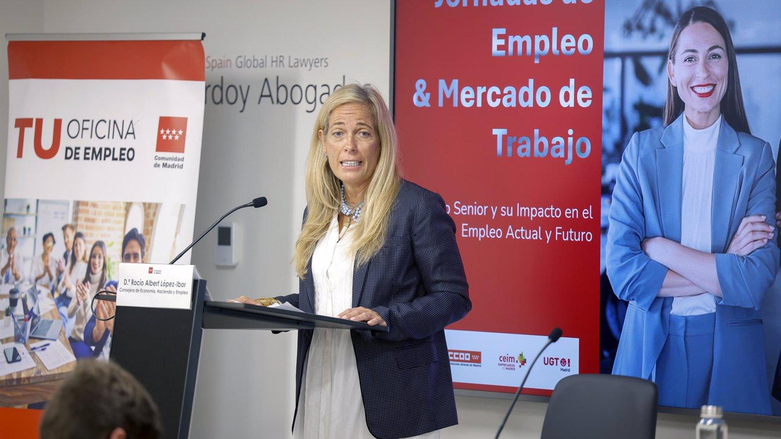 La Comunidad de Madrid destina tres millones para fomentar el empleo de mayores de 55 años