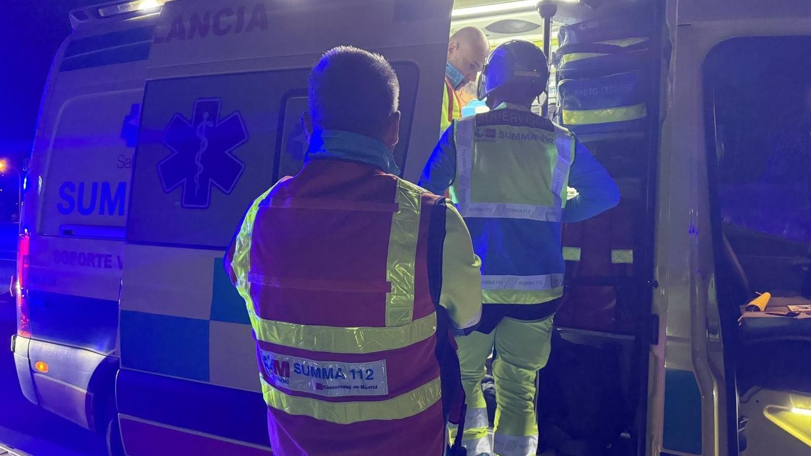Herido grave un ciclista atropellado en la M-505 en Las Rozas
