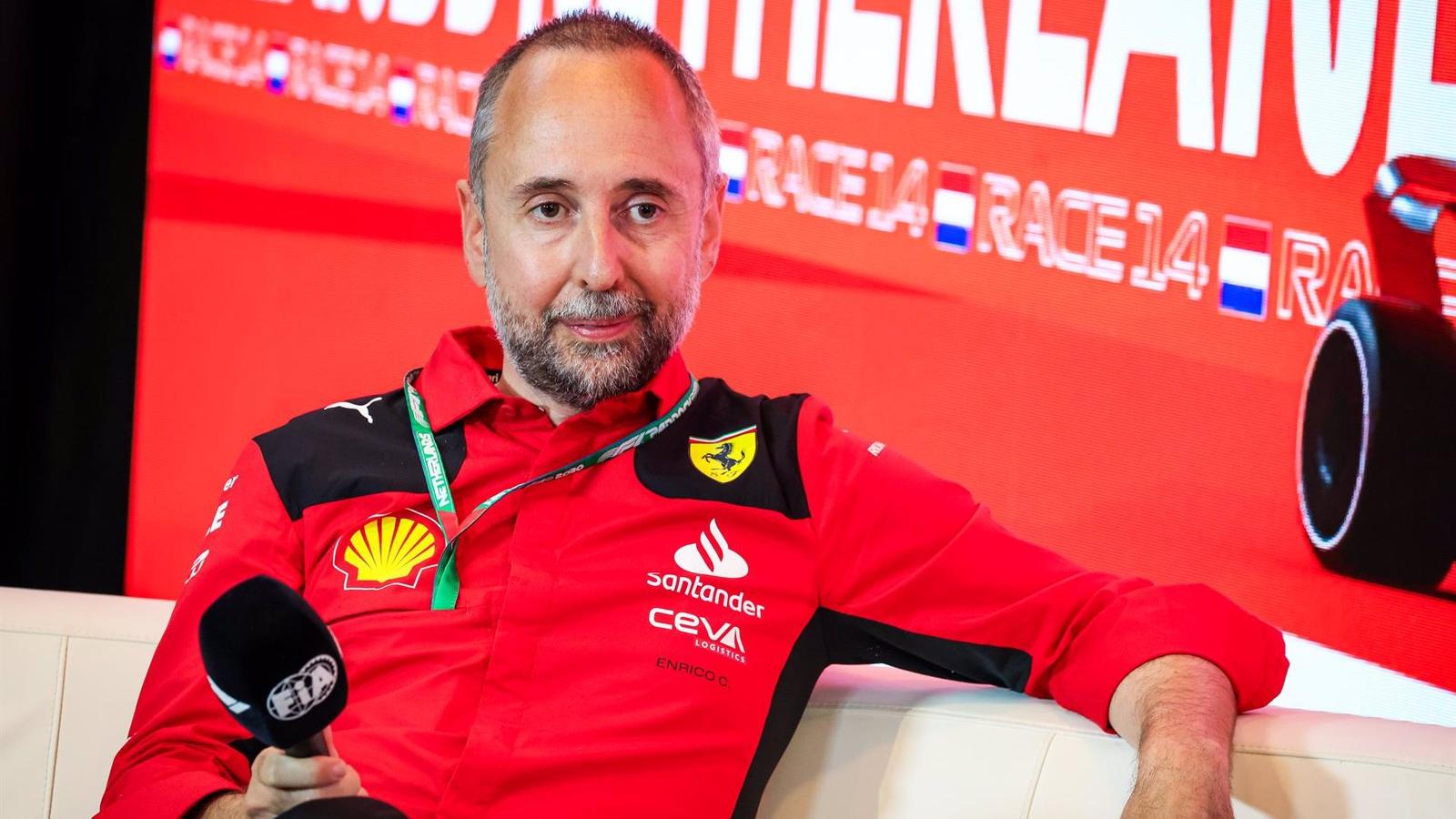 Enrico Cardile deja Ferrari tras 20 años la supervisión de chasis pasará a Vasseur