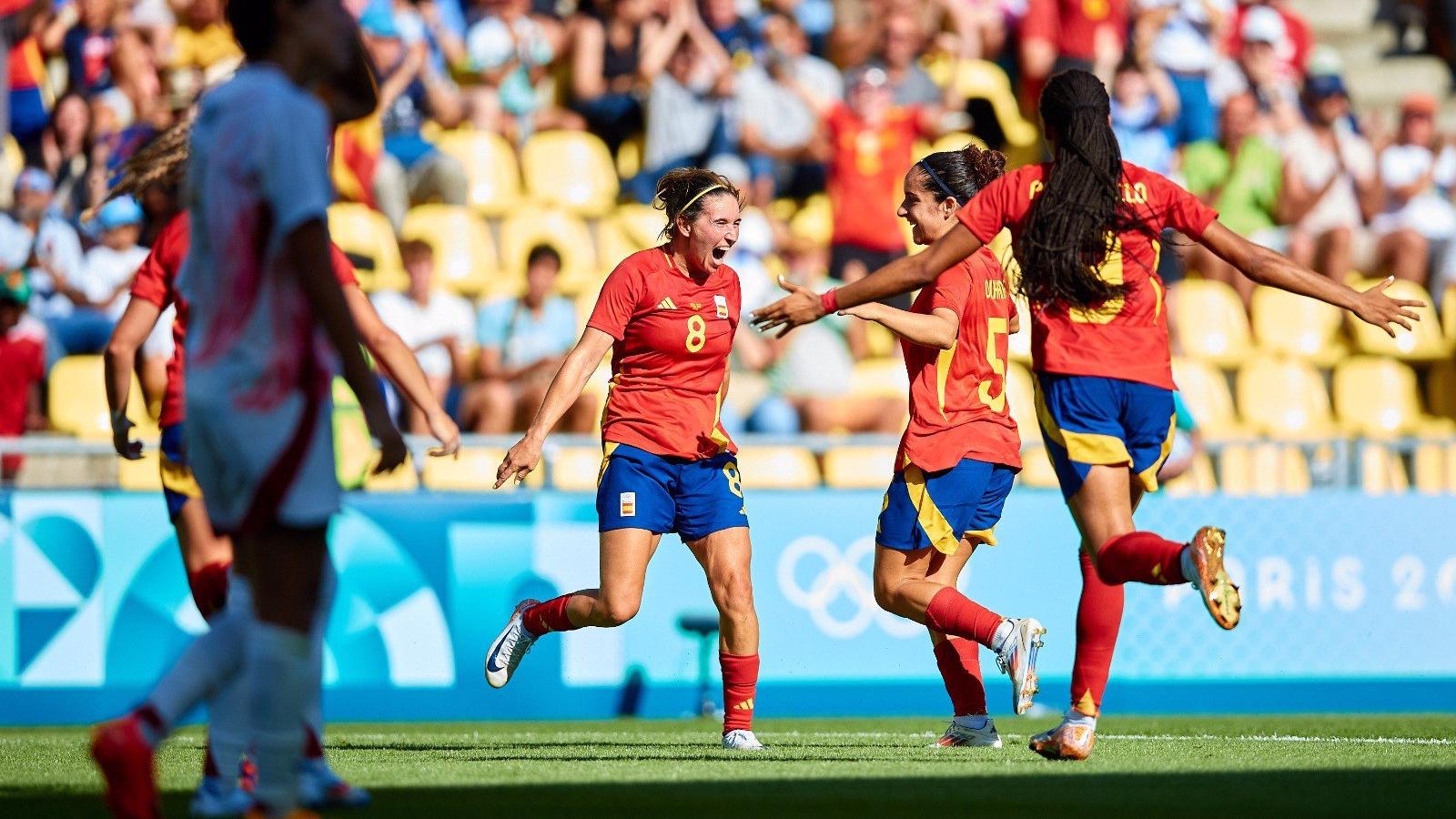 España femenina vence a Japón en su debut en los Juegos Olímpicos de París 2024
