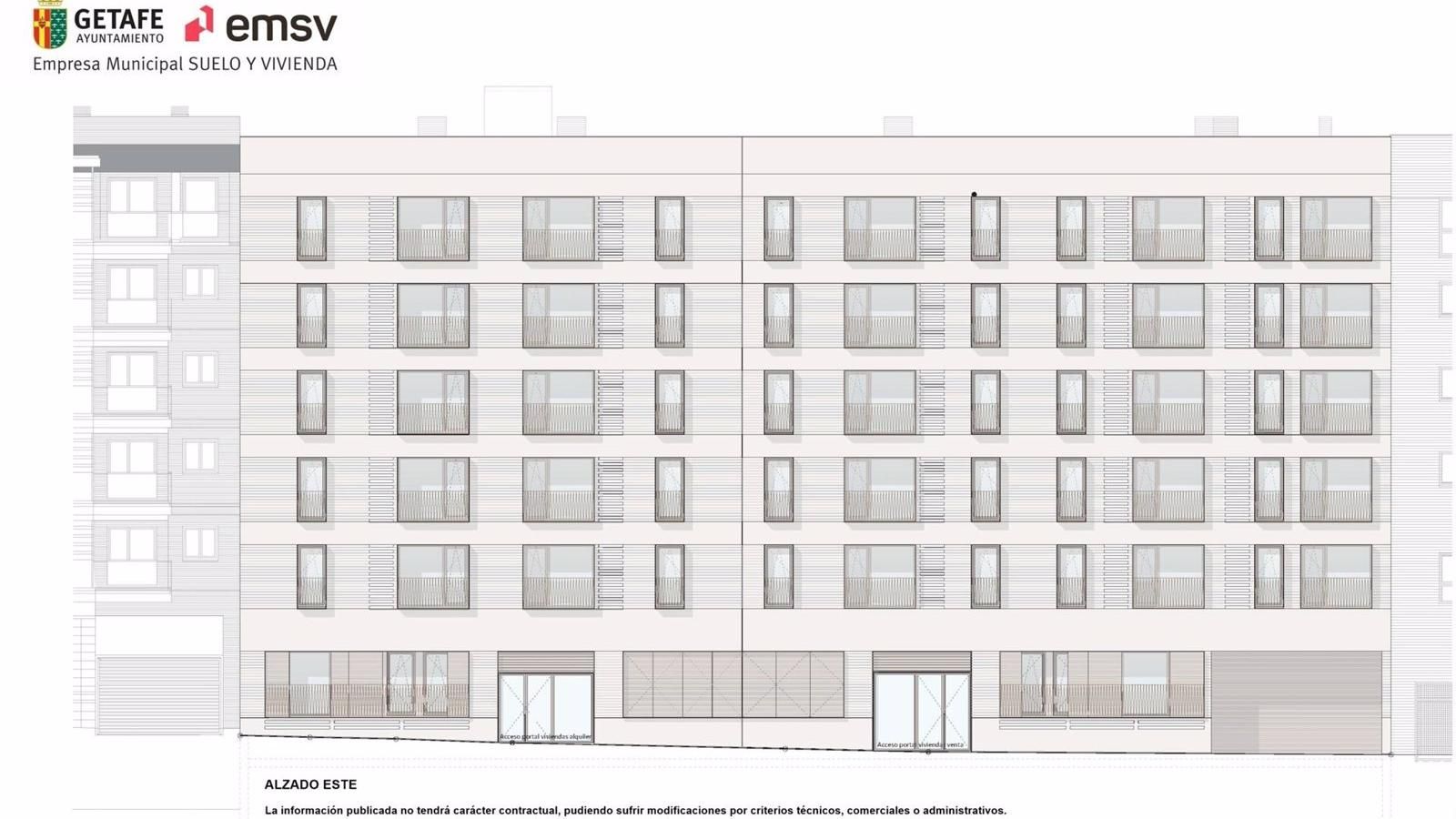 Getafe construirá 51 viviendas públicas en El Rosón con una inversión de 8,1 millones de euros
