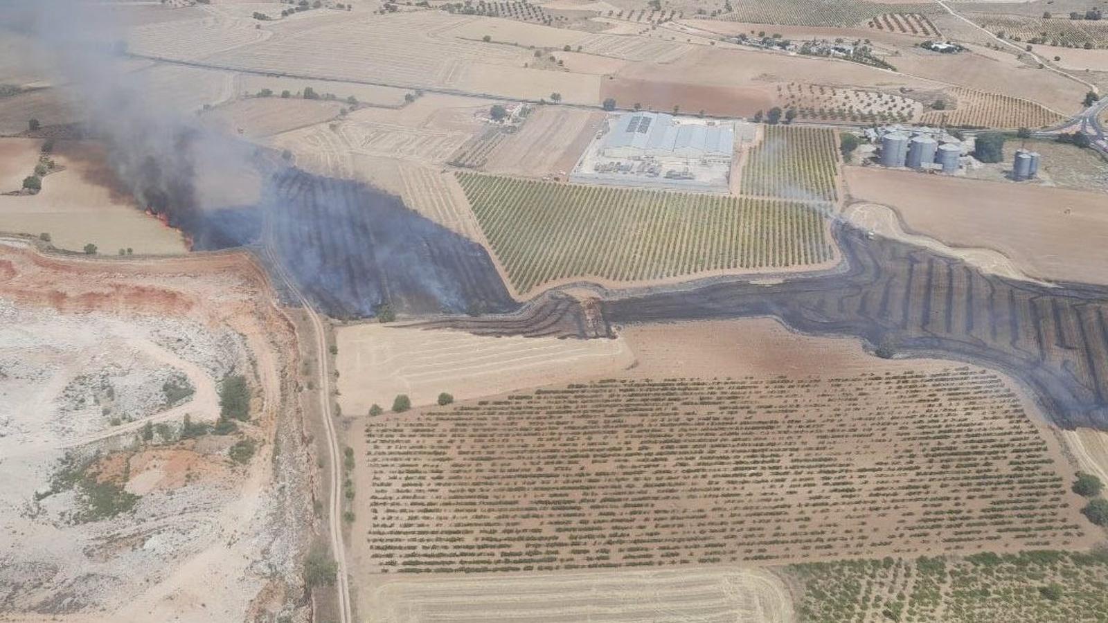  Un incendio en Colmenar de Oreja arrasa 13 hectáreas