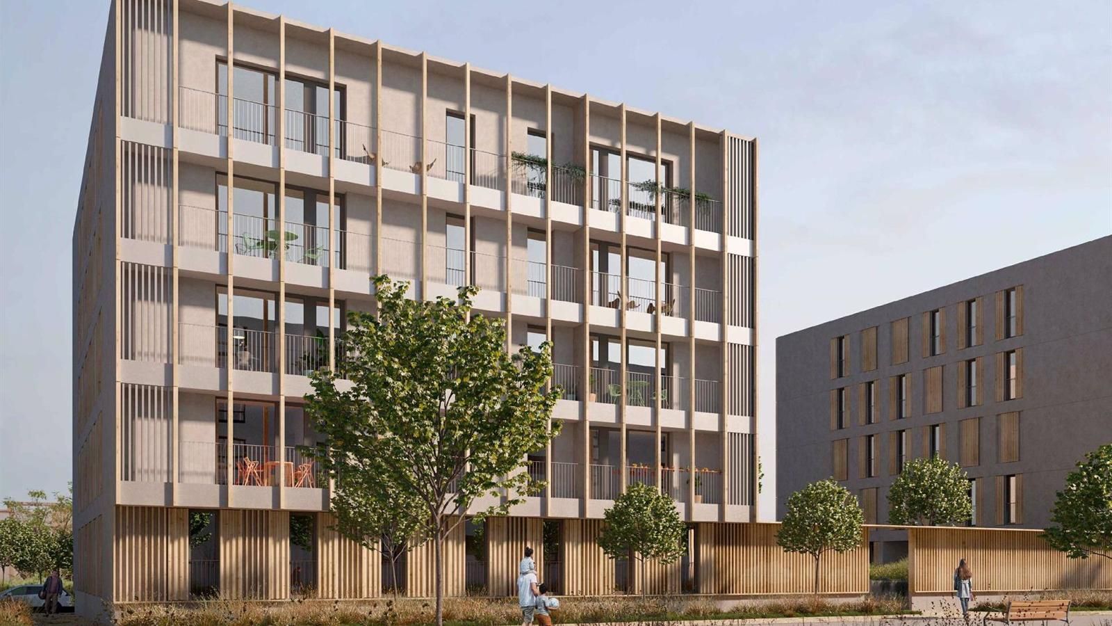 La ciudad de Madrid comienza la construcción de las primeras 52 viviendas públicas de madera