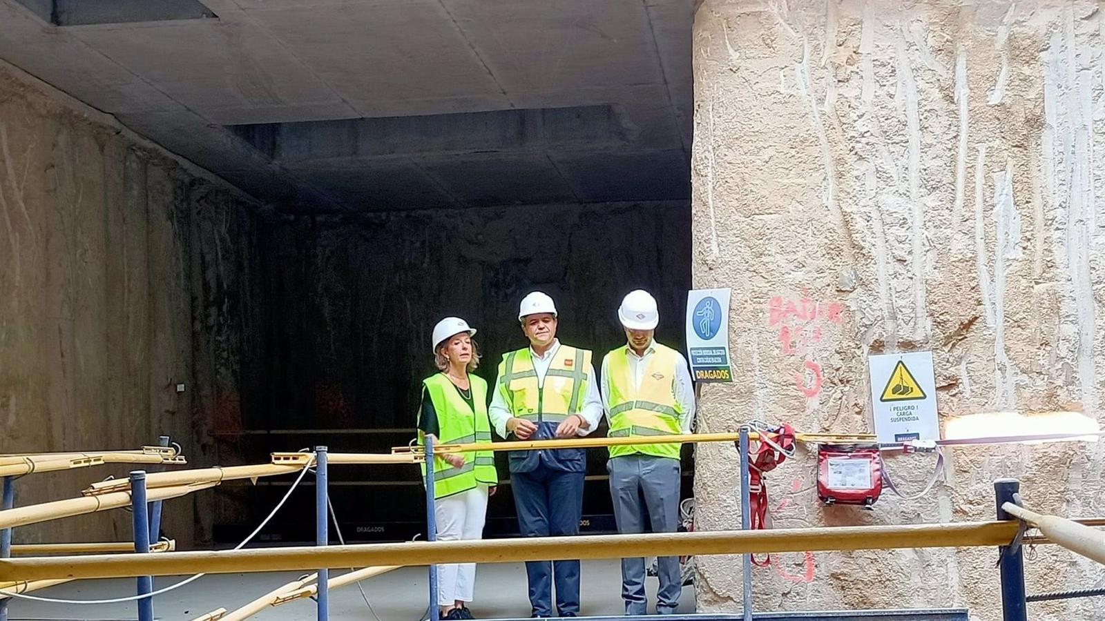 Las obras de accesibilidad en la estación de Avenida de América avanzan al 50%