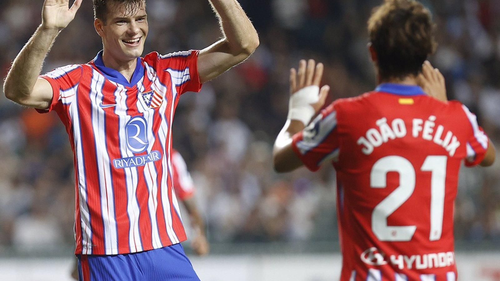 Sorloth se presenta con doblete en la goleada del Atlético de Madrid al Kitchee SC