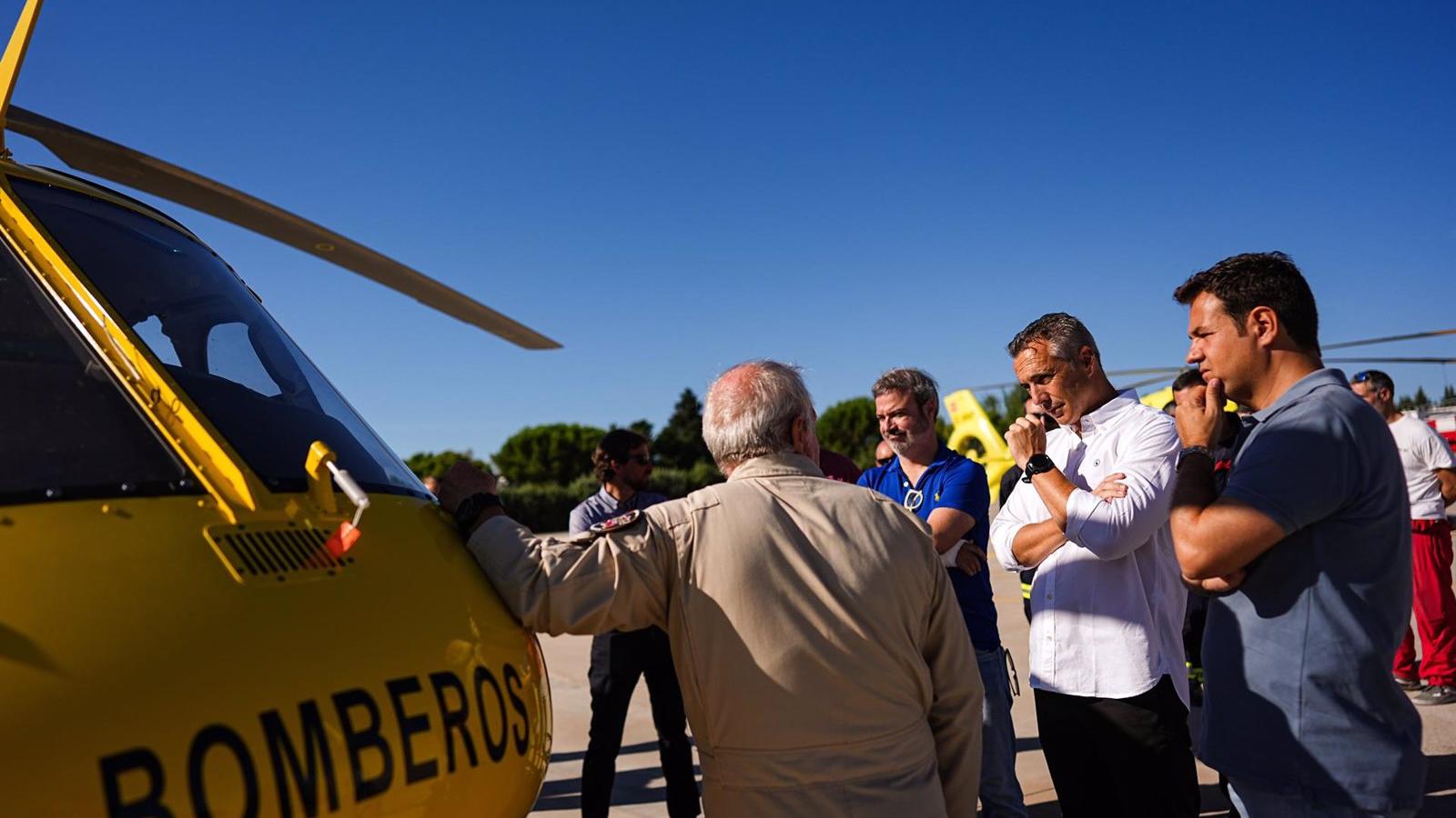 Madrid amplía su capacidad de respuesta aérea contra incendios con la inversión en helipuertos