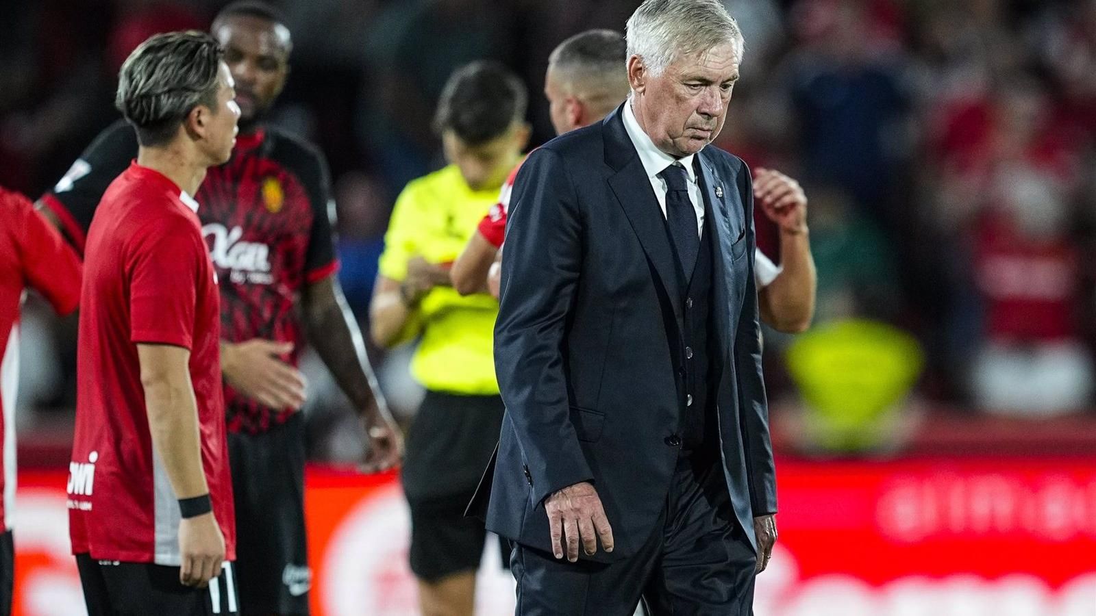 Ancelotti admite que el Real Madrid debe mejorar tras empatar con el Mallorca