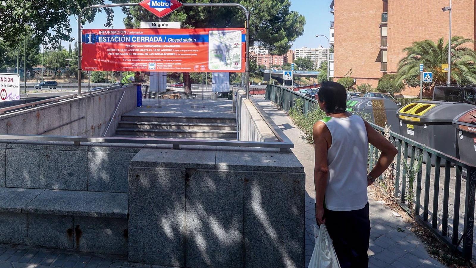 Reabre el tramo de la Línea 10 de Metro de Madrid tras las obras en Begoña
