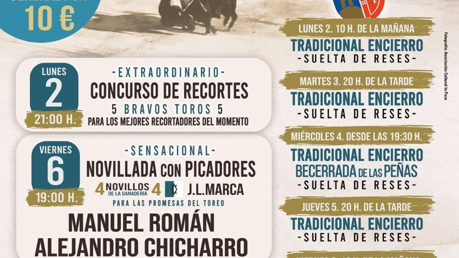 Pozuelo celebra sus fiestas patronales con actividades y festejos taurinos