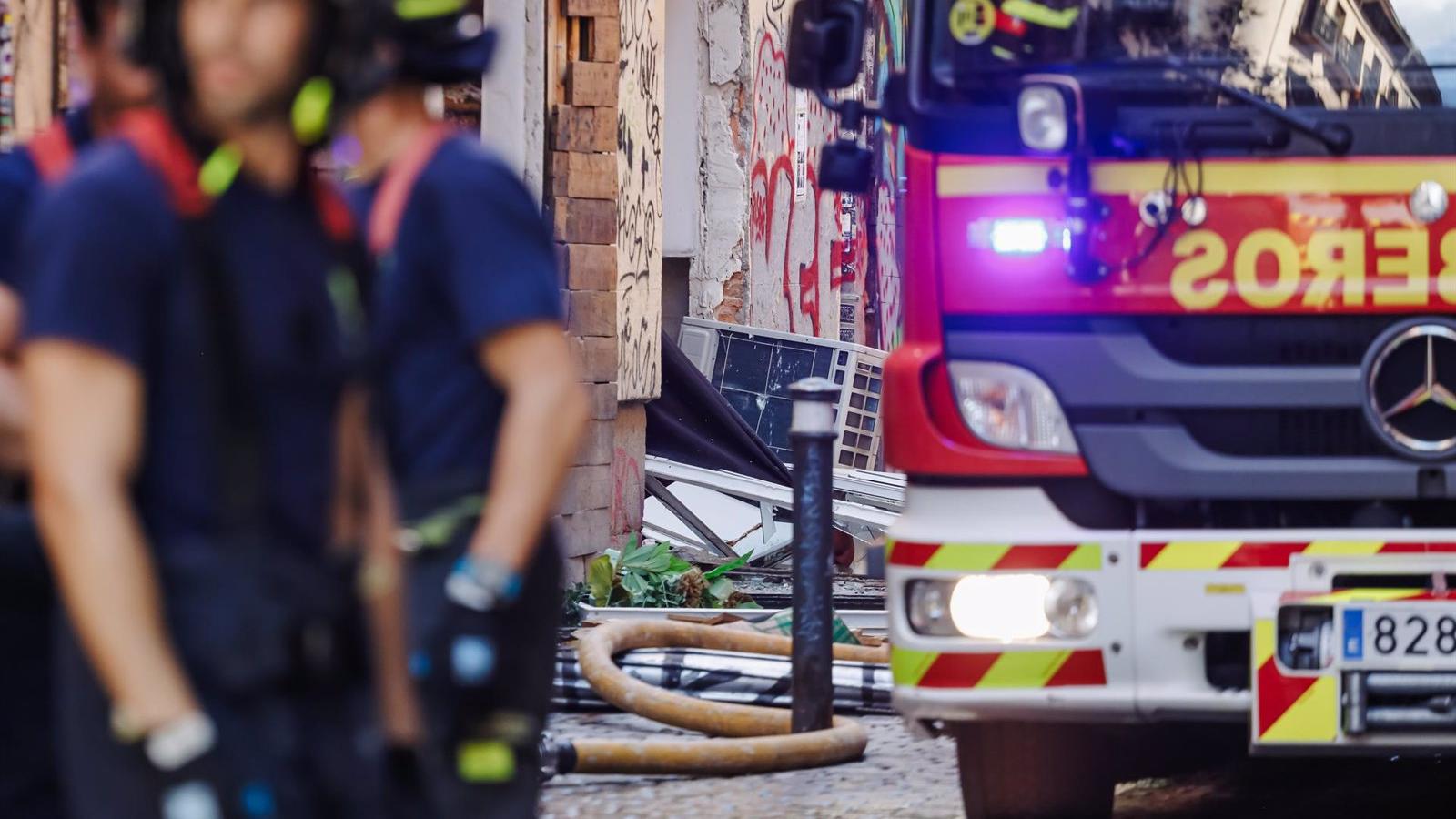 Incendio de una vivienda en plena calle Mayor de Madrid