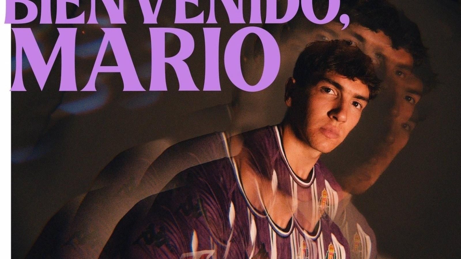 El Real Madrid cede a Mario Martín al Valladolid