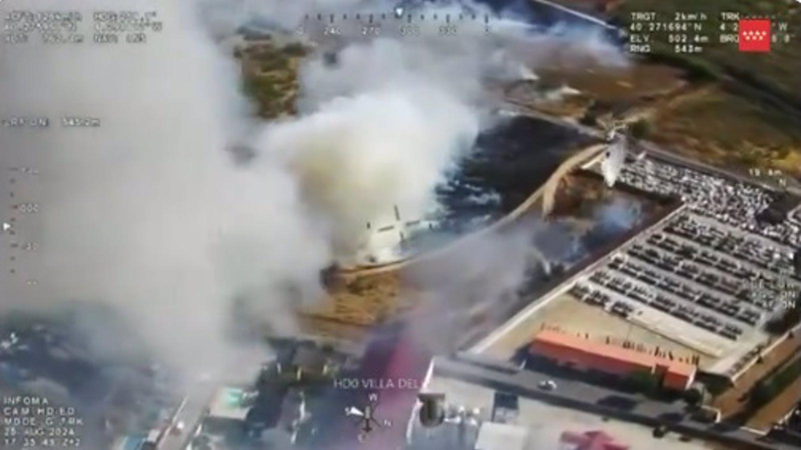 Sofocado un incendio en Villa del Prado que afectó varias hectáreas forestales