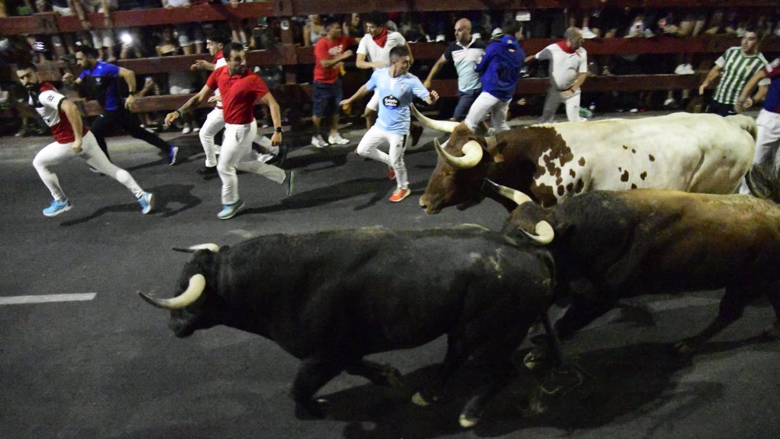 Nueve heridos leves en el segundo encierro nocturno de San Sebastián de los Reyes