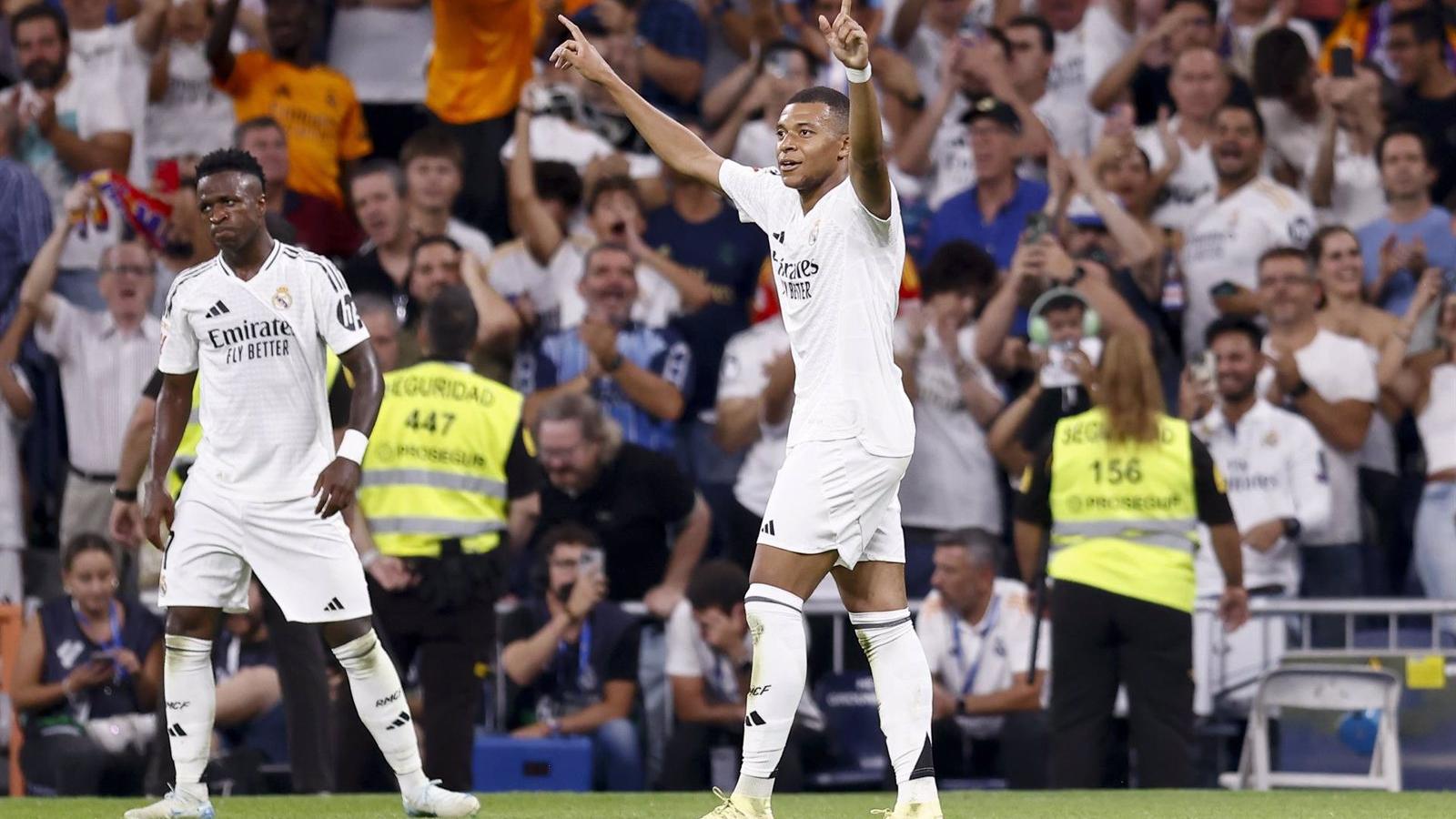 El Real Madrid gana 2-0 al Betis y Mbappé se estrena como goleador en LaLiga