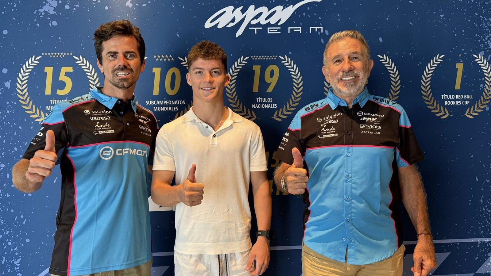 Dani Holgado correrá en Moto2 con el CFMOTO Aspar Team en 2025