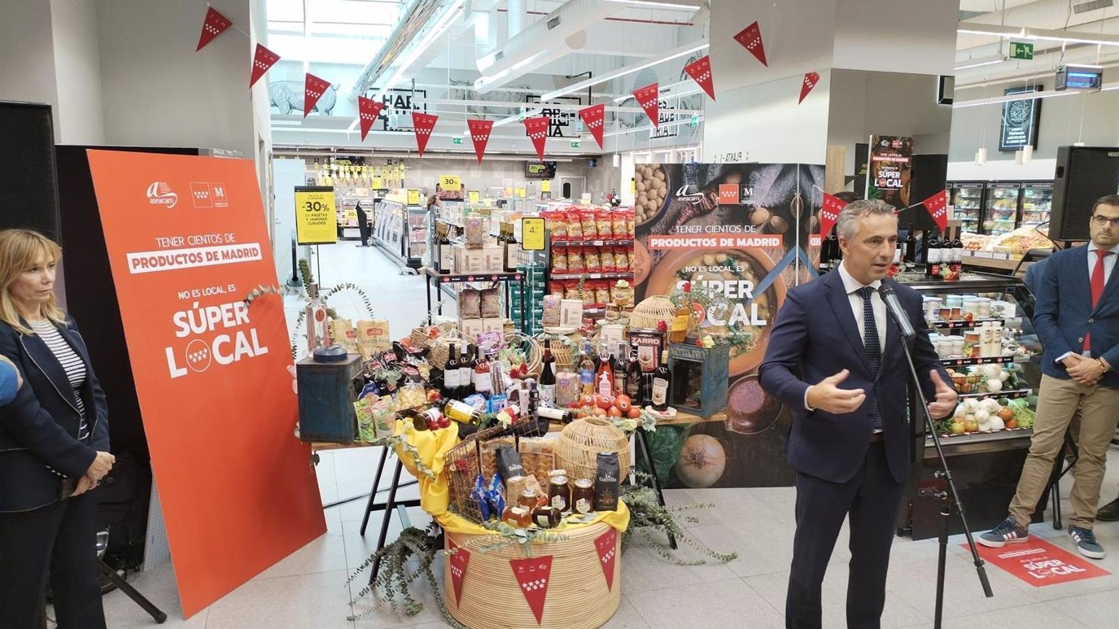 La Comunidad promociona productos madrileños en más de 80 supermercados