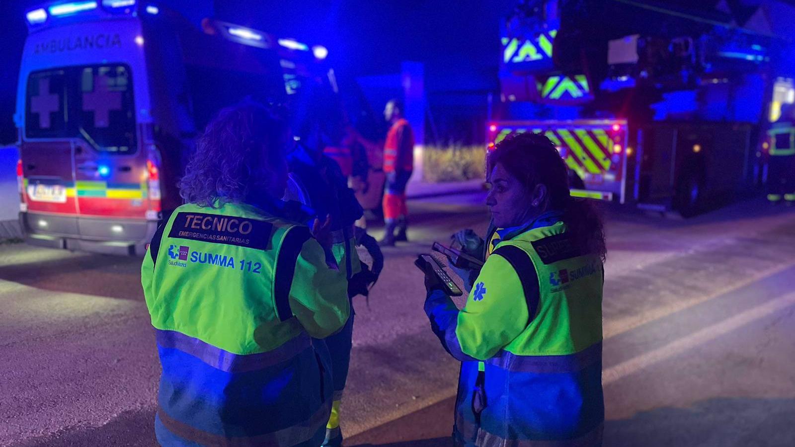 Muere un hombre de 33 años y resultan heridas dos personas en un accidente en la A-3 en Madrid