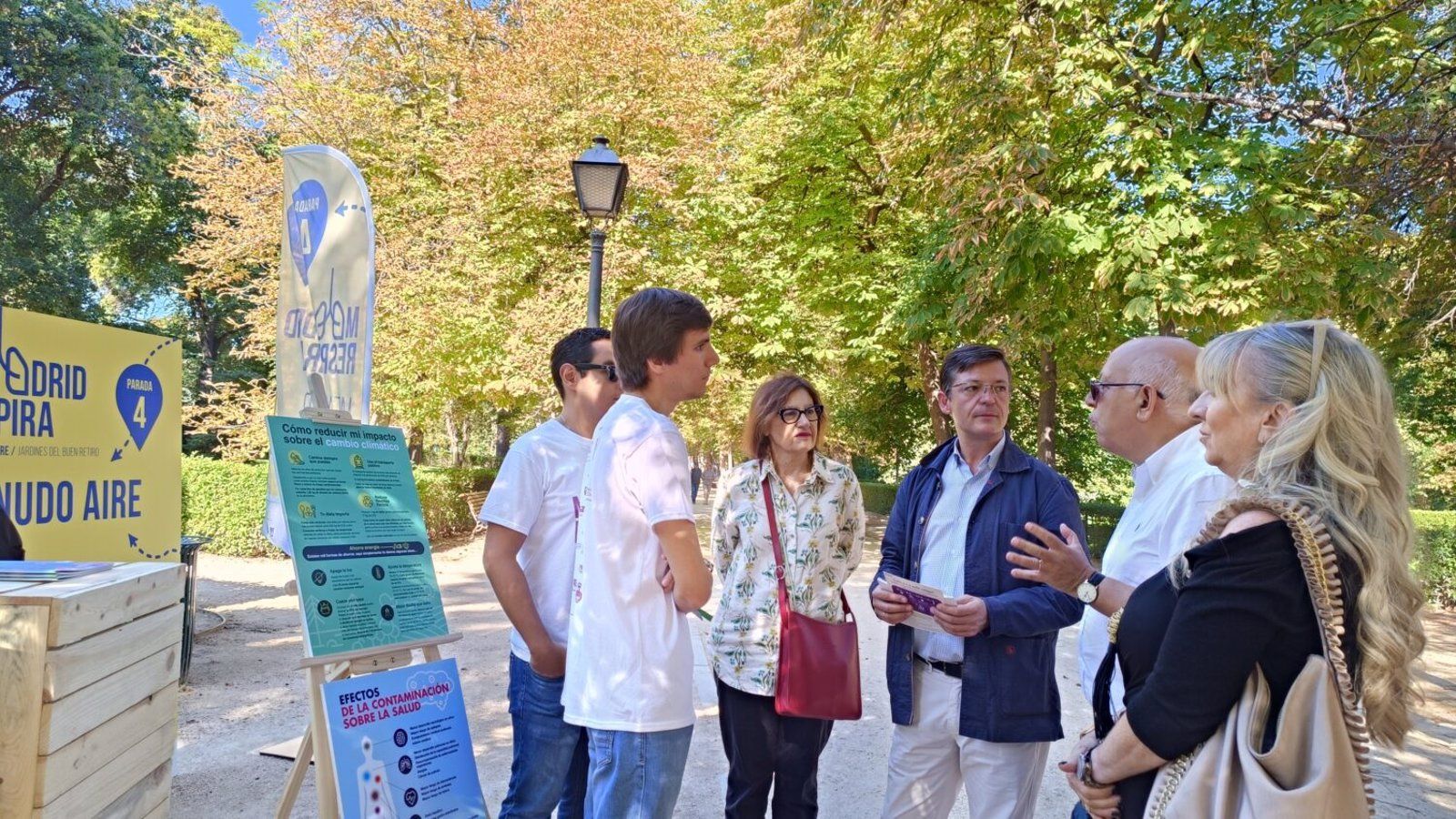 El Retiro acoge una jornada lúdica para concienciar sobre la salud respiratoria