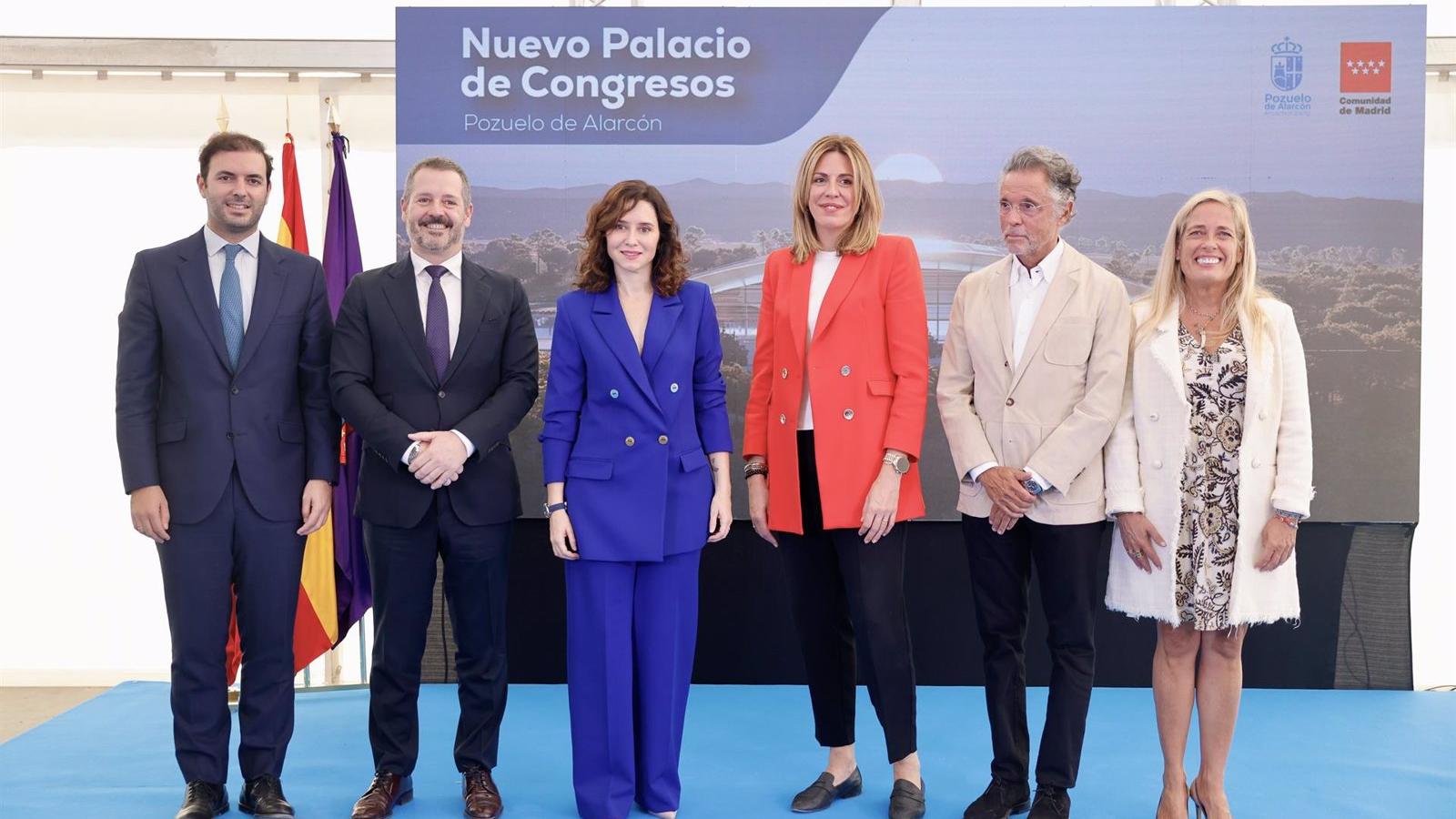 Ayuso y Tejero presentan el futuro Palacio de Congresos y Recinto Ferial de Pozuelo de Alarcón