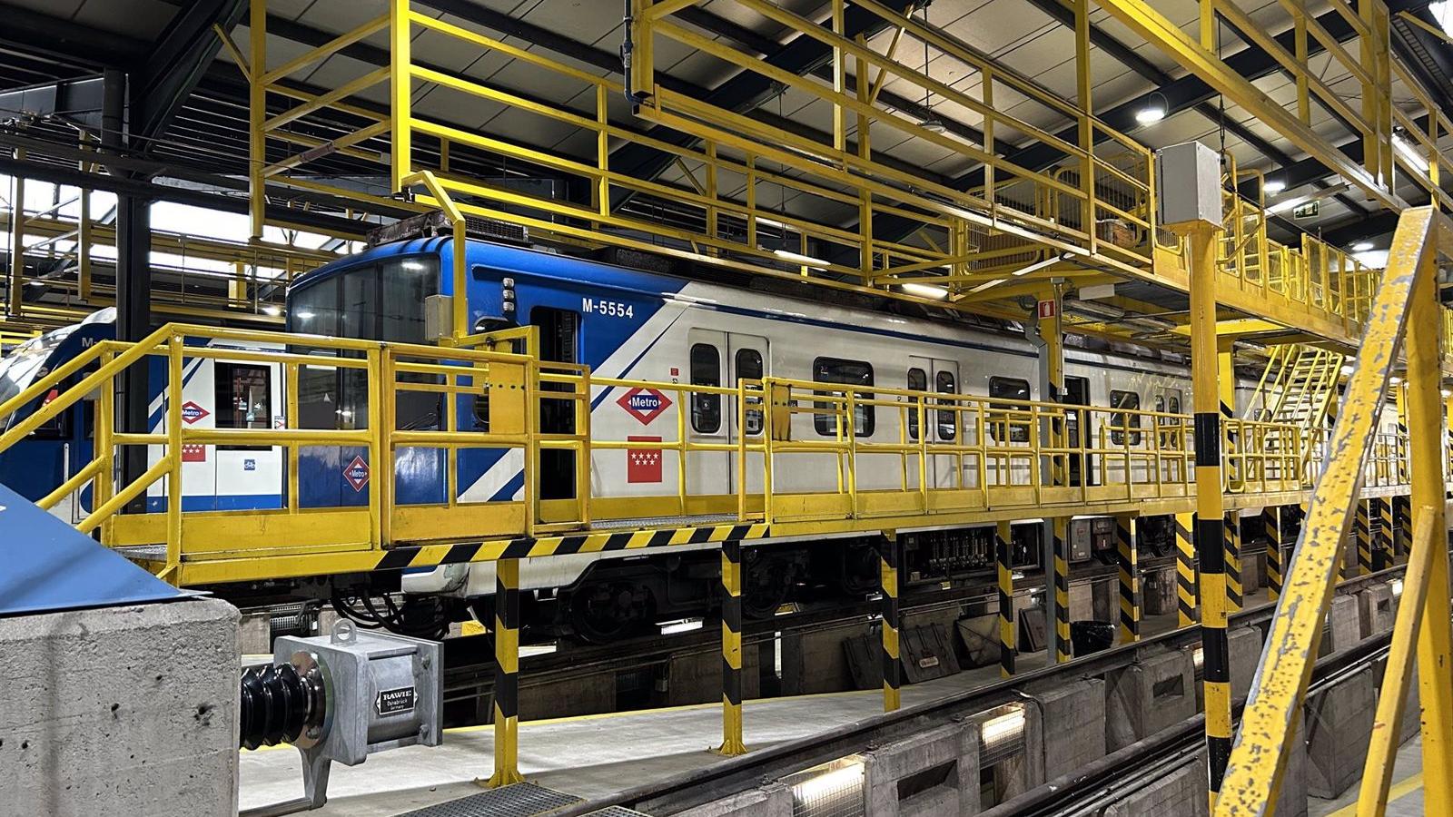 La Comunidad de Madrid finaliza la ampliación del taller de Metro en Sacedal