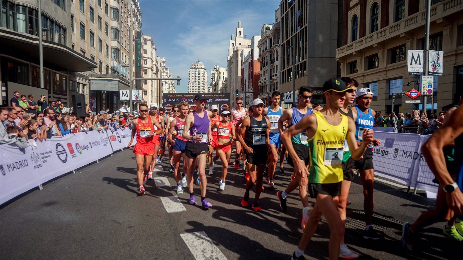 La Gran Vía acoge el Gran Premio Internacional Madrid Marcha